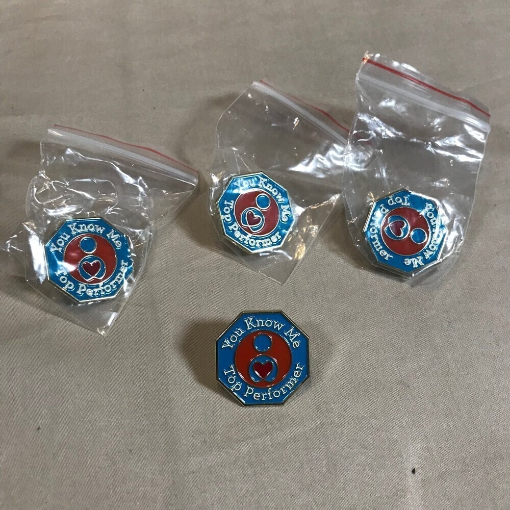 Top Performer Lapel Pin Reward Pin Lot of 4